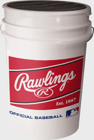 MLB Baseball 6-Gallon Bucket (Bucket Only), 6 Bucket Pack