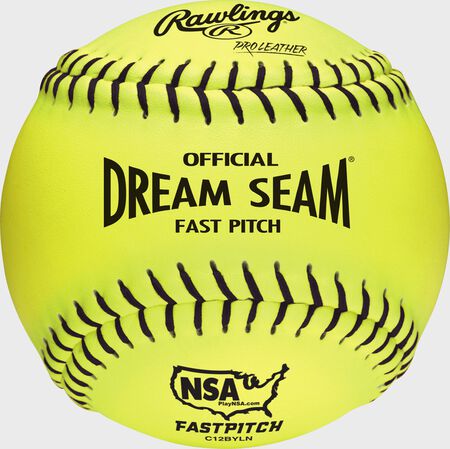 NSA Official 12" Softballs, 3 Pack or Dozen