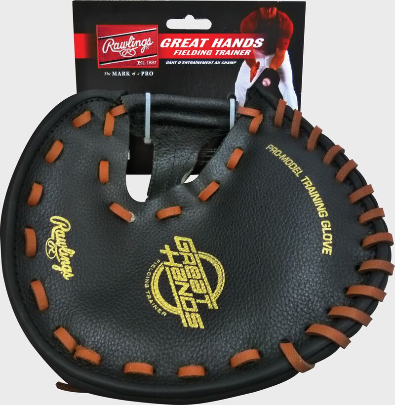 Shell palm view of Great Hands Training Glove loading=