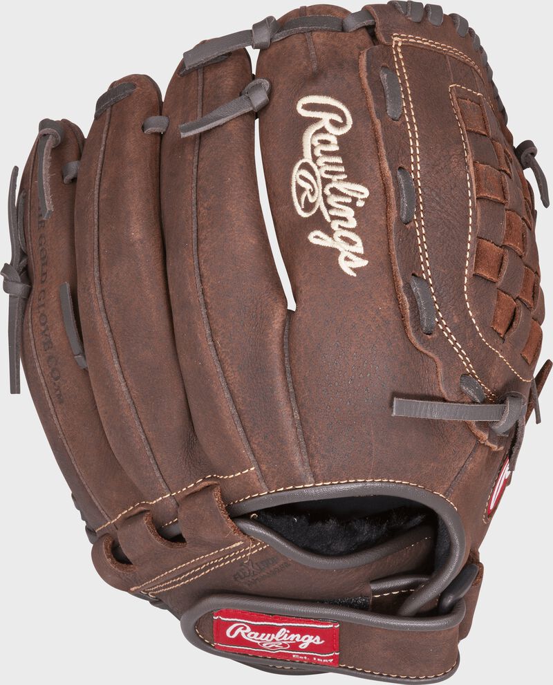 Shell back view of Player Preferred 12-in infield/pitcher glove loading=