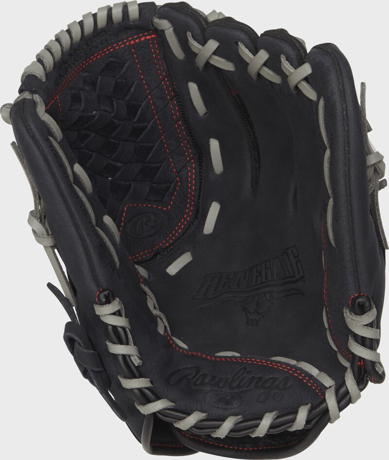 Shell palm view of Renegade 12-in infield Softball glove loading=