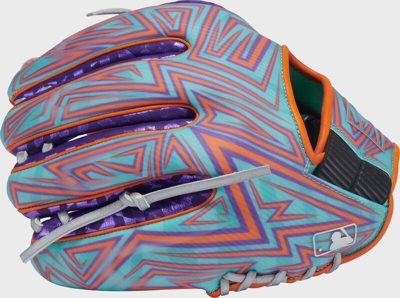 Back design of a Rawlings REV1X exclusive infield glove  loading=