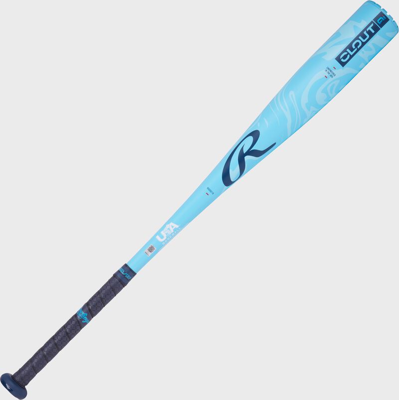Secondary image of a blue Clout AI USA -10 bat loading=